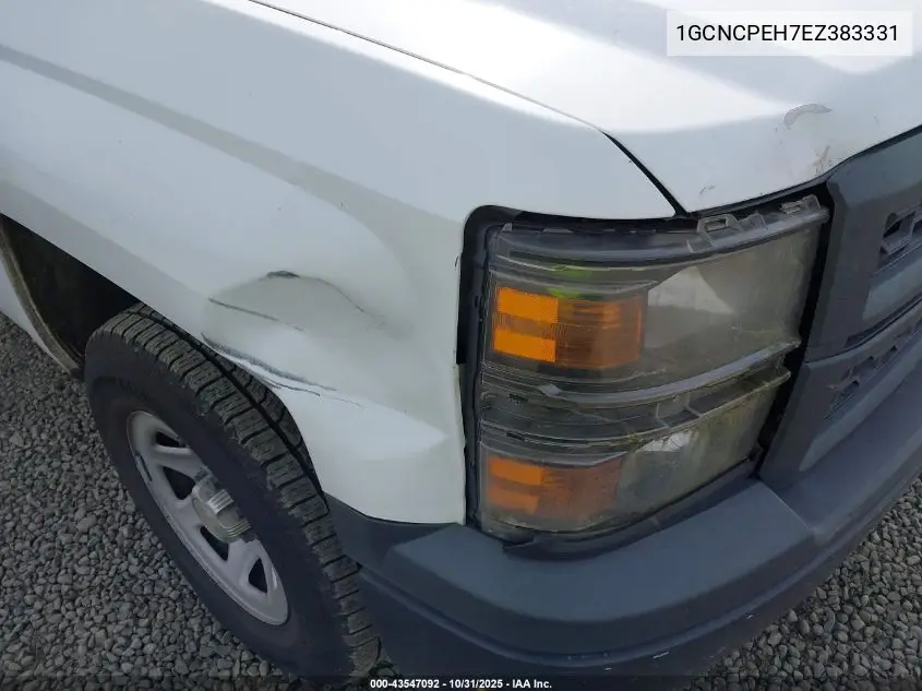 1GCNCPEH7EZ383331 2014 Chevrolet Silverado 1500 Work Truck 1Wt