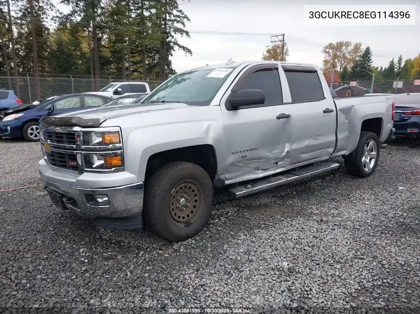 3GCUKREC8EG114396 2014 Chevrolet Silverado 1500 2Lt