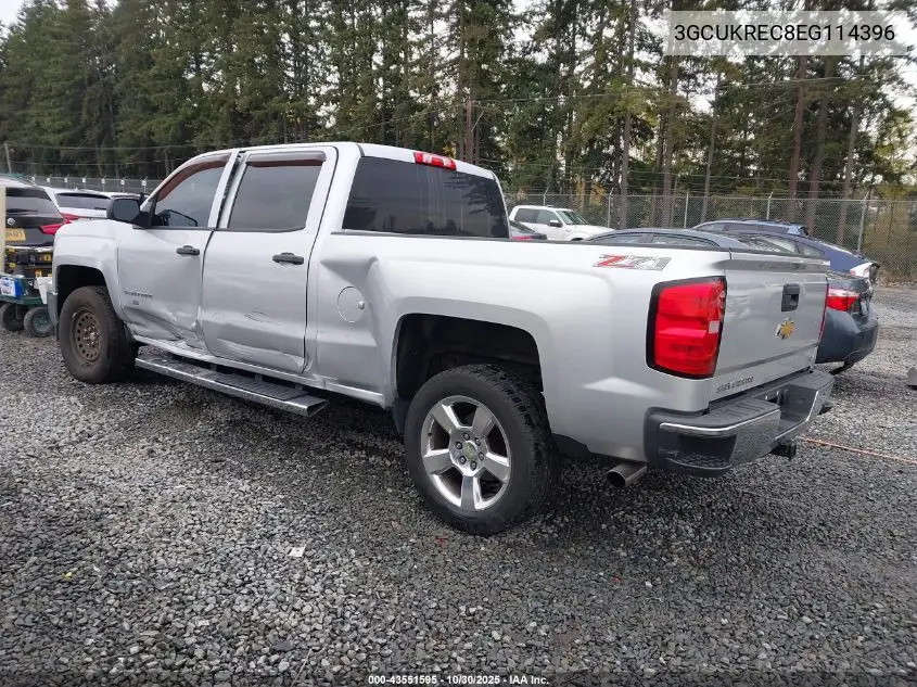 3GCUKREC8EG114396 2014 Chevrolet Silverado 1500 2Lt