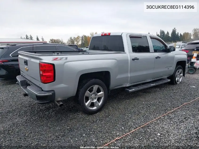 3GCUKREC8EG114396 2014 Chevrolet Silverado 1500 2Lt