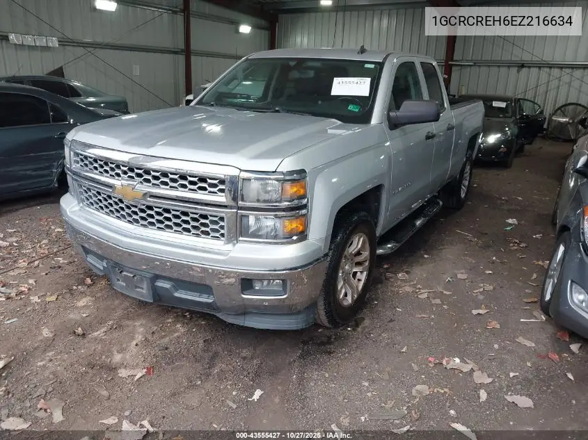 1GCRCREH6EZ216634 2014 Chevrolet Silverado 1500 1Lt