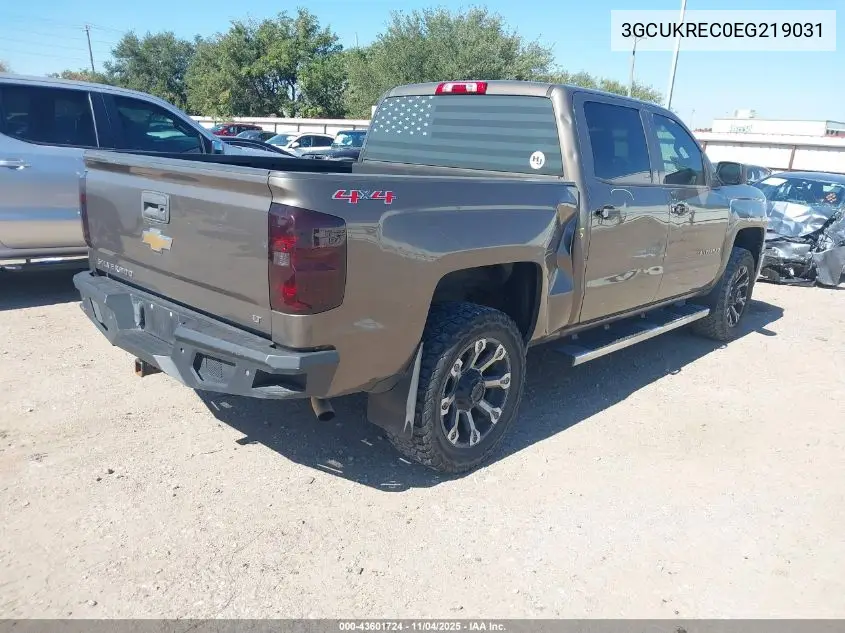 3GCUKREC0EG219031 2014 Chevrolet Silverado 1500 1Lt
