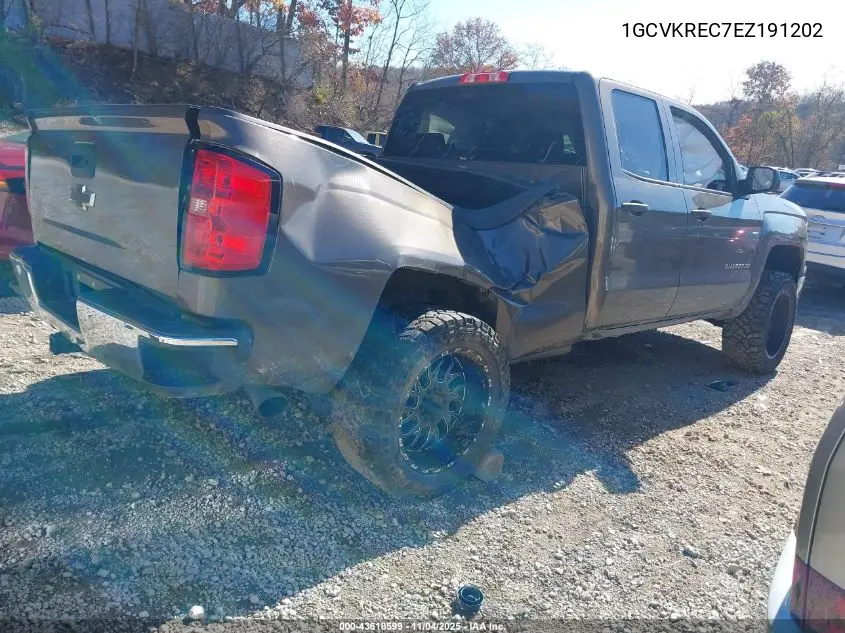 1GCVKREC7EZ191202 2014 Chevrolet Silverado 1500 1Lt