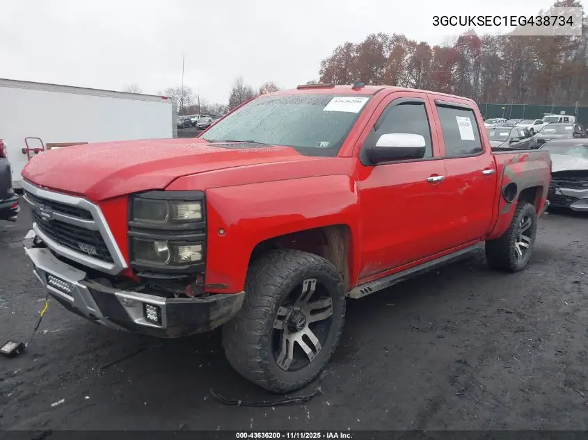 3GCUKSEC1EG438734 2014 Chevrolet Silverado 1500 2Lz