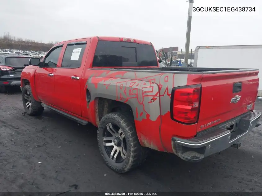 3GCUKSEC1EG438734 2014 Chevrolet Silverado 1500 2Lz