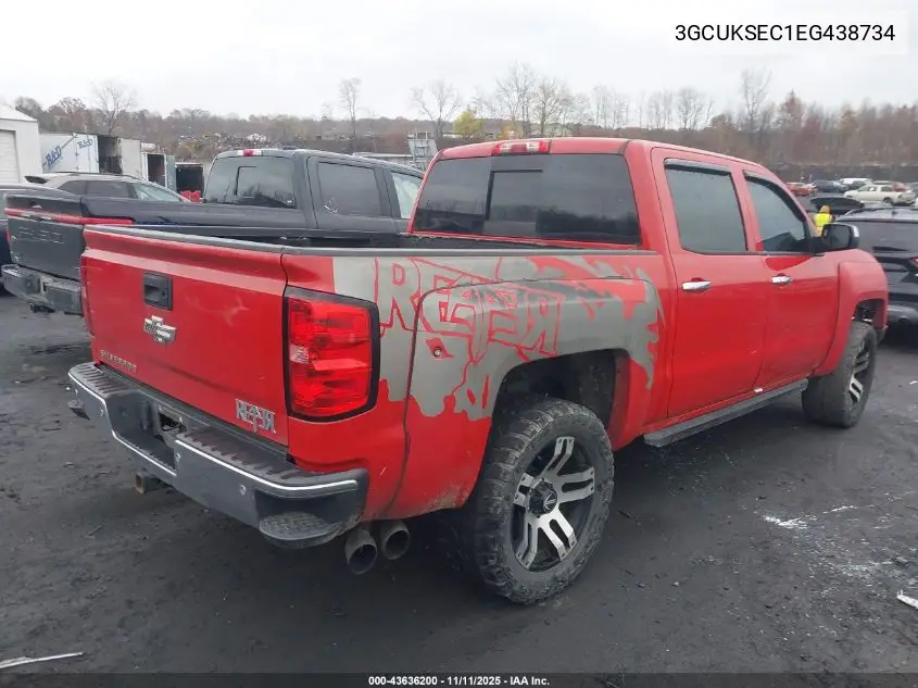 3GCUKSEC1EG438734 2014 Chevrolet Silverado 1500 2Lz
