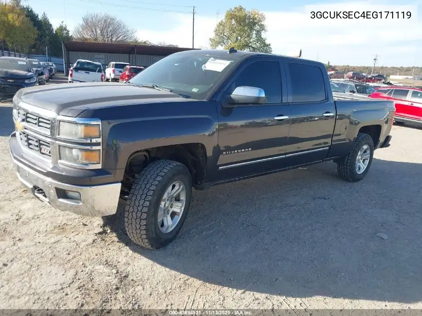 3GCUKSEC4EG171119 2014 Chevrolet Silverado 1500 2Lz