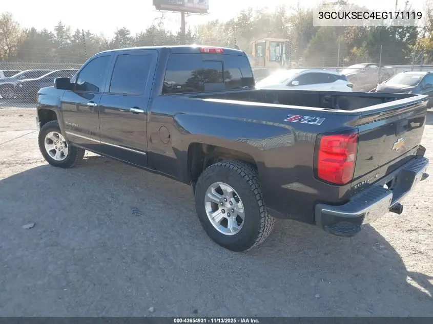 3GCUKSEC4EG171119 2014 Chevrolet Silverado 1500 2Lz