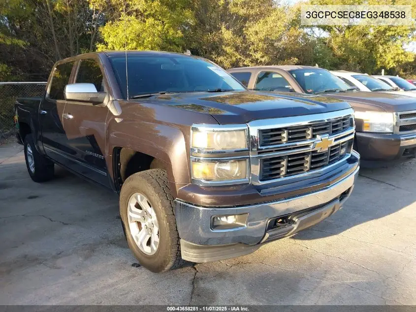 3GCPCSEC8EG348538 2014 Chevrolet Silverado 1500 2Lz