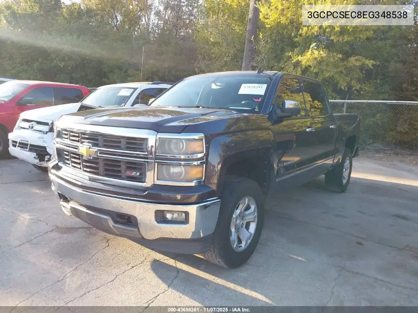 3GCPCSEC8EG348538 2014 Chevrolet Silverado 1500 2Lz