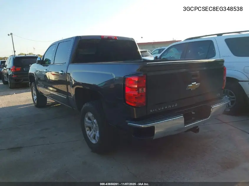 3GCPCSEC8EG348538 2014 Chevrolet Silverado 1500 2Lz