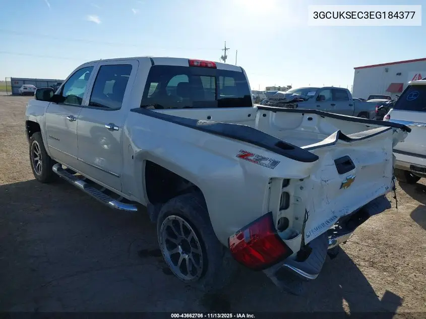 3GCUKSEC3EG184377 2014 Chevrolet Silverado 1500 2Lz