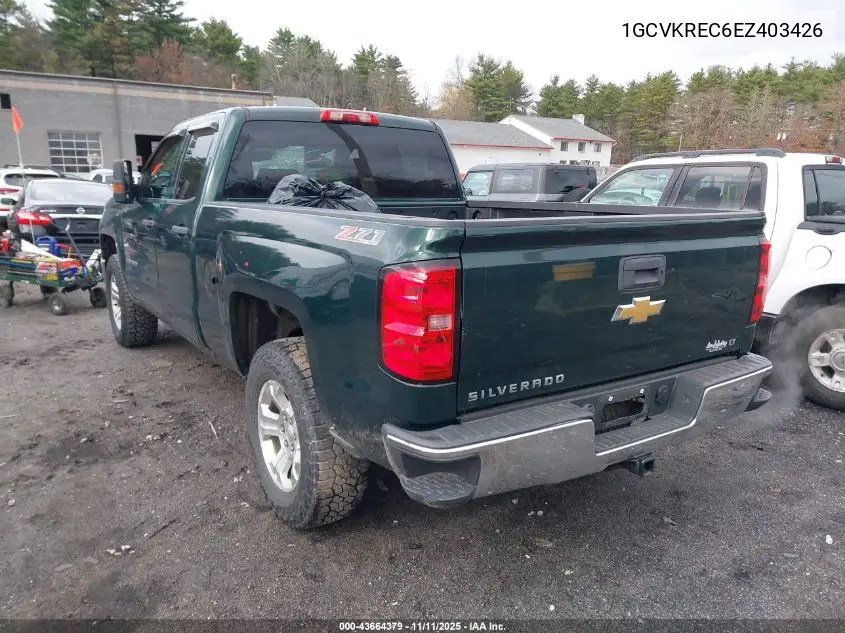 1GCVKREC6EZ403426 2014 Chevrolet Silverado 1500 2Lt