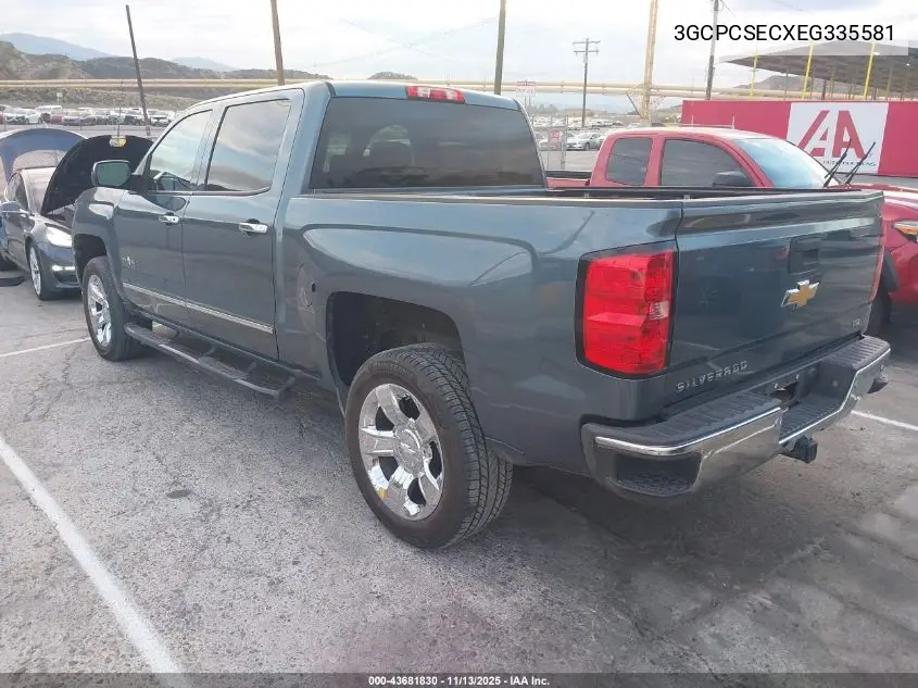 3GCPCSECXEG335581 2014 Chevrolet Silverado 1500 1Lz