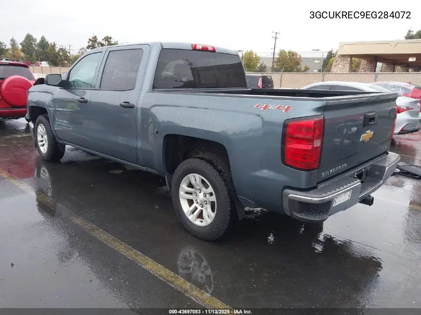 3GCUKREC9EG284072 2014 Chevrolet Silverado 1500 1Lt
