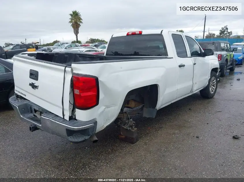 1GCRCRECXEZ347506 2014 Chevrolet Silverado 1500 1Lt