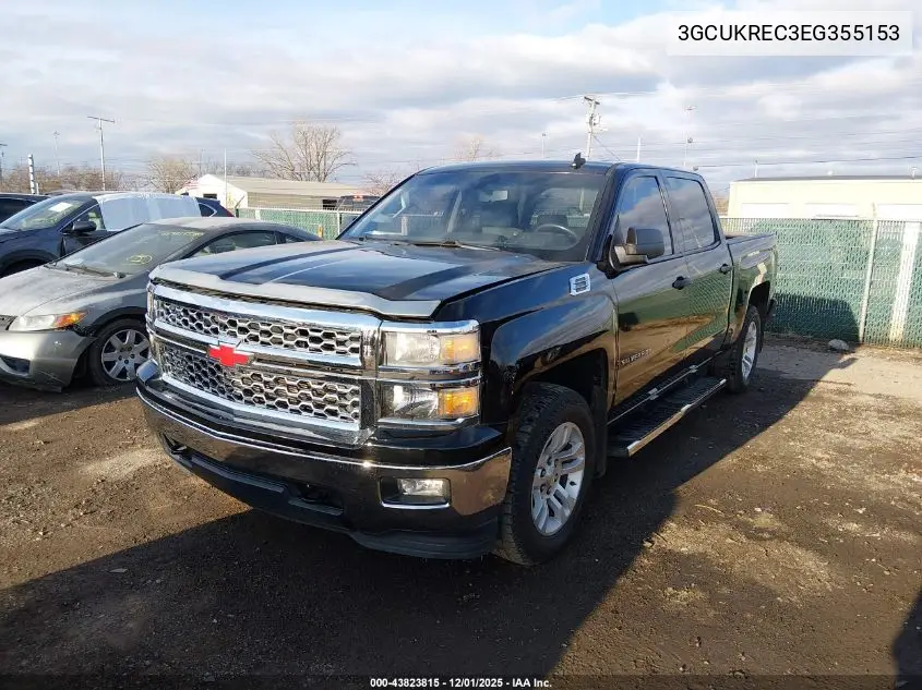 3GCUKREC3EG355153 2014 Chevrolet Silverado 1500 1Lt