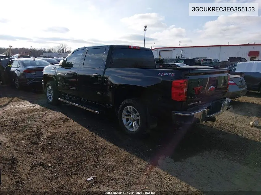 3GCUKREC3EG355153 2014 Chevrolet Silverado 1500 1Lt