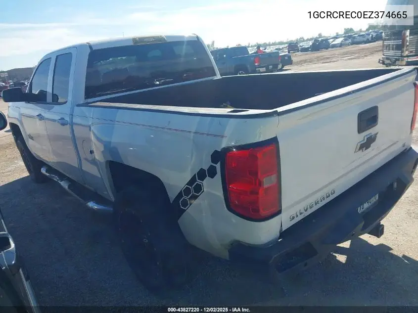 1GCRCREC0EZ374665 2014 Chevrolet Silverado 1500 1Lt