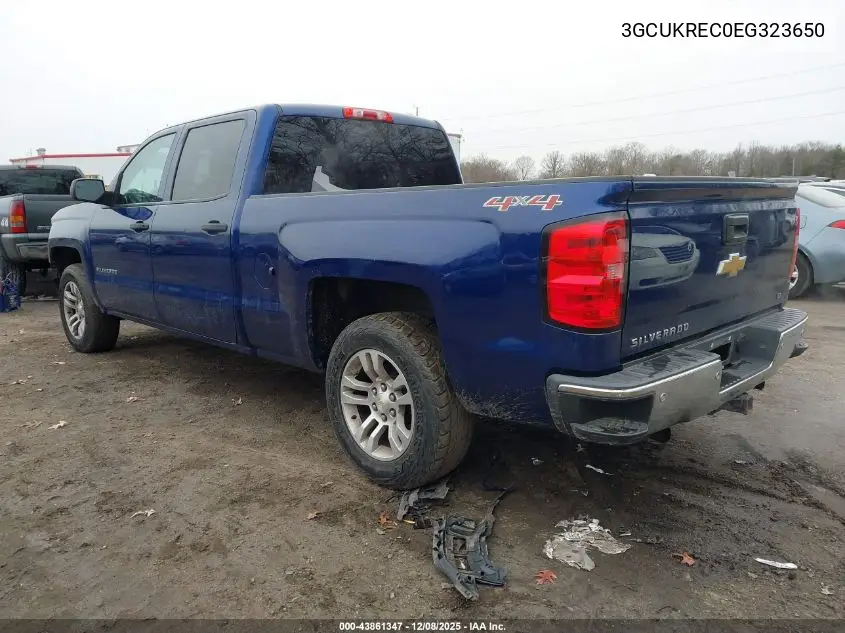 3GCUKREC0EG323650 2014 Chevrolet Silverado 1500 1Lt