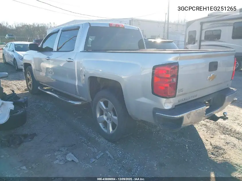 3GCPCREH1EG251265 2014 Chevrolet Silverado 1500 1Lt