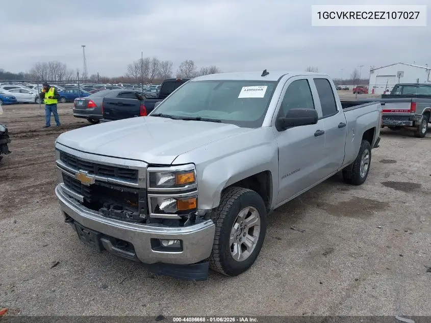 1GCVKREC2EZ107027 2014 Chevrolet Silverado 1500 2Lt