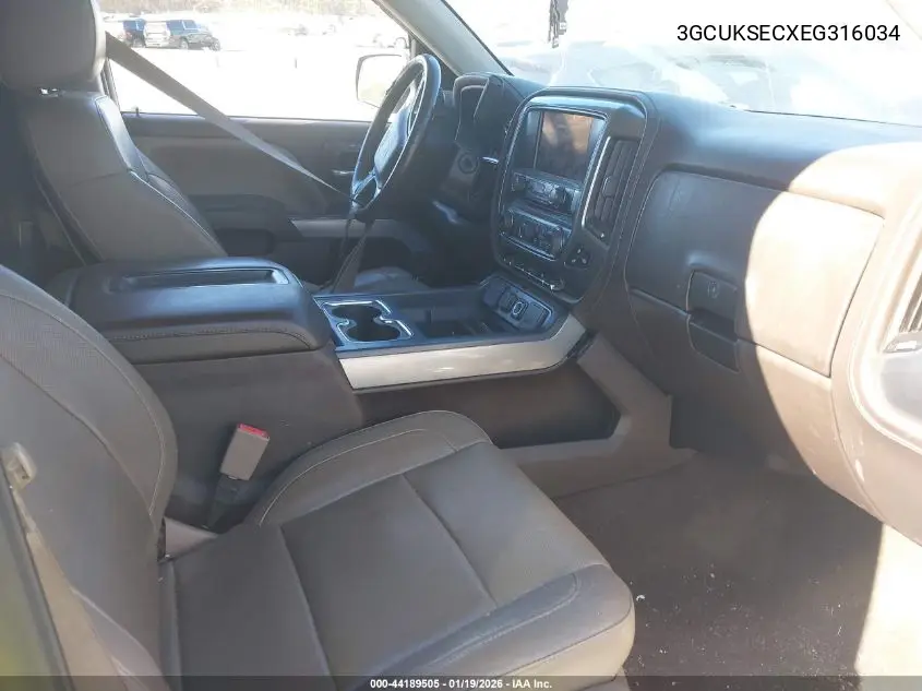 3GCUKSECXEG316034 2014 Chevrolet Silverado 1500 1Lz/2Lz