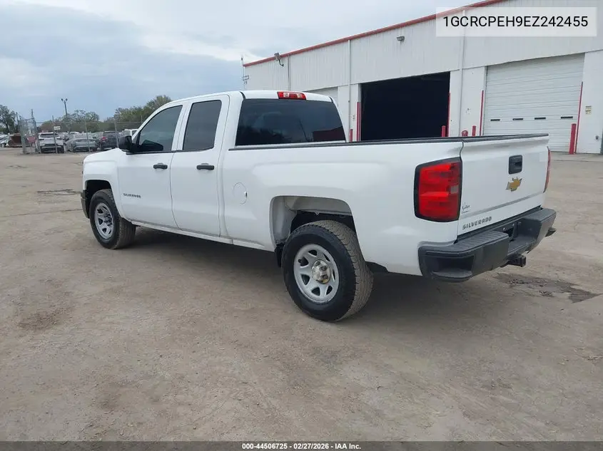 1GCRCPEH9EZ242455 2014 Chevrolet Silverado 1500 Work Truck 1Wt
