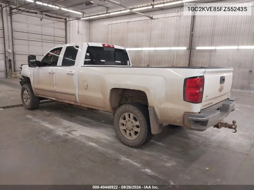 2015 Chevrolet Silverado 2500Hd Lt VIN: 1GC2KVE85FZ552435 Lot: 40448922