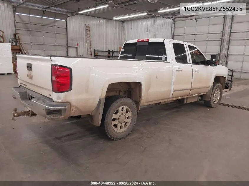 2015 Chevrolet Silverado 2500Hd Lt VIN: 1GC2KVE85FZ552435 Lot: 40448922