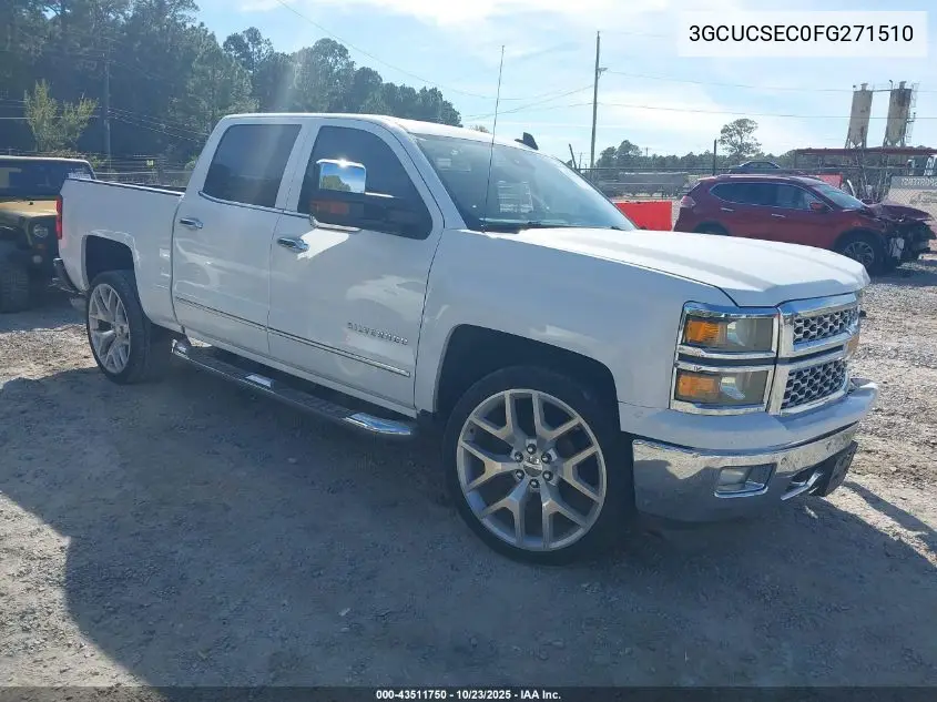 3GCUCSEC0FG271510 2015 Chevrolet Silverado 1500 1Lz
