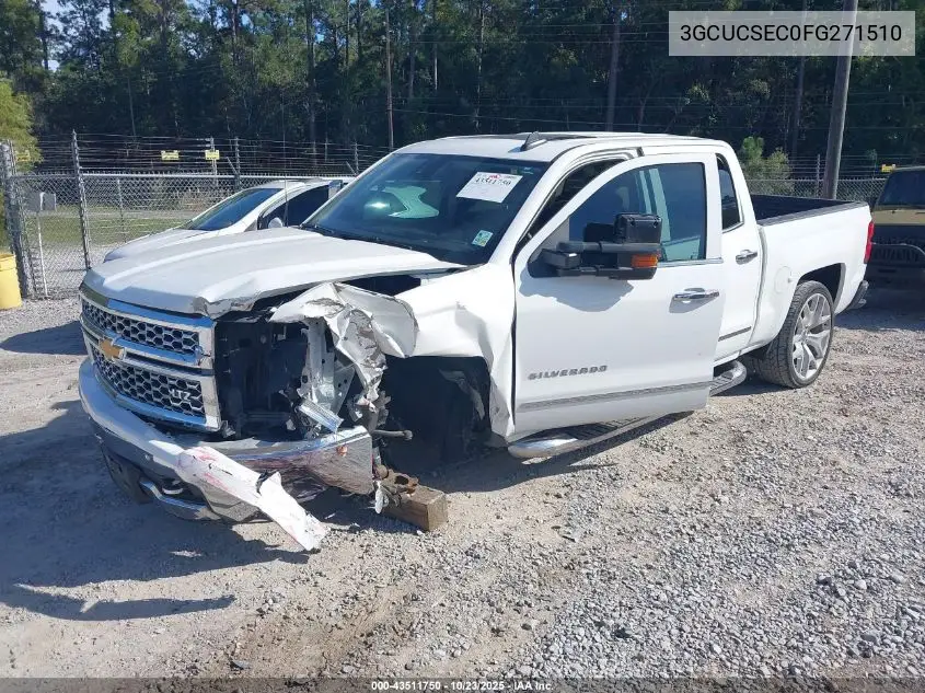 3GCUCSEC0FG271510 2015 Chevrolet Silverado 1500 1Lz