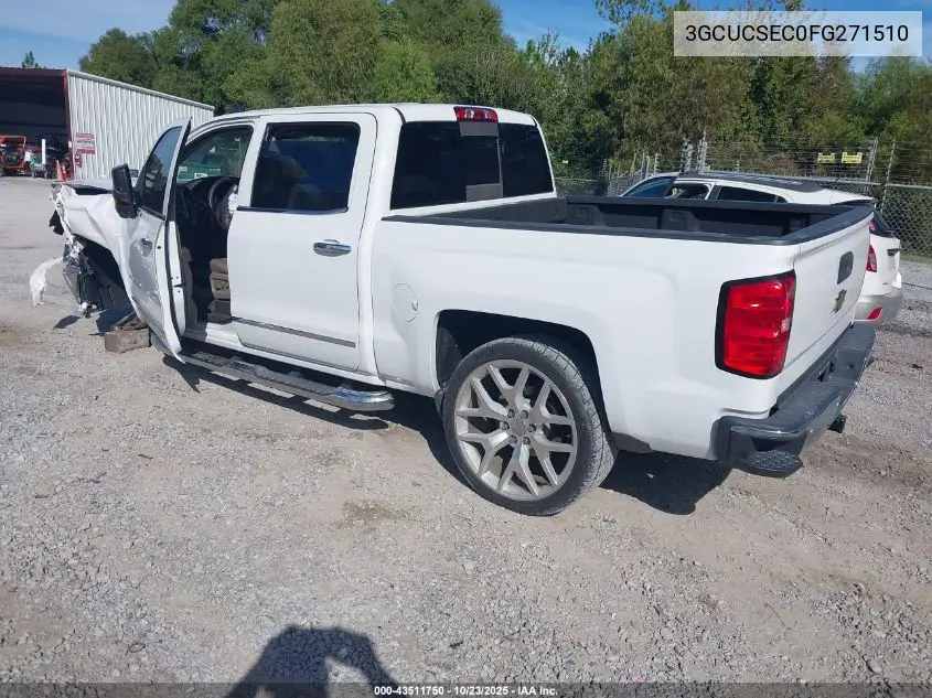 3GCUCSEC0FG271510 2015 Chevrolet Silverado 1500 1Lz