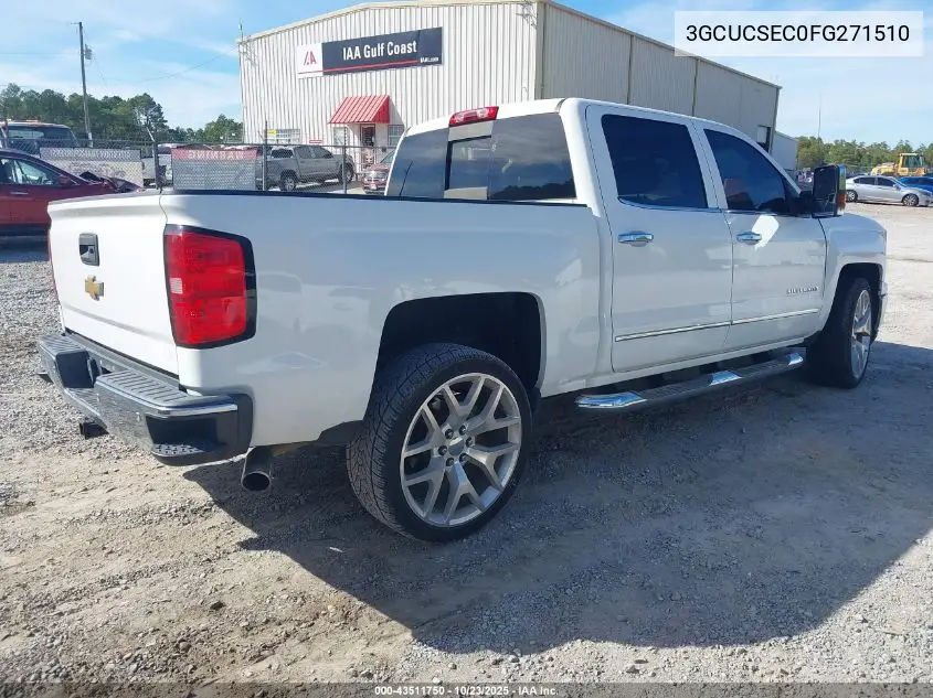 3GCUCSEC0FG271510 2015 Chevrolet Silverado 1500 1Lz