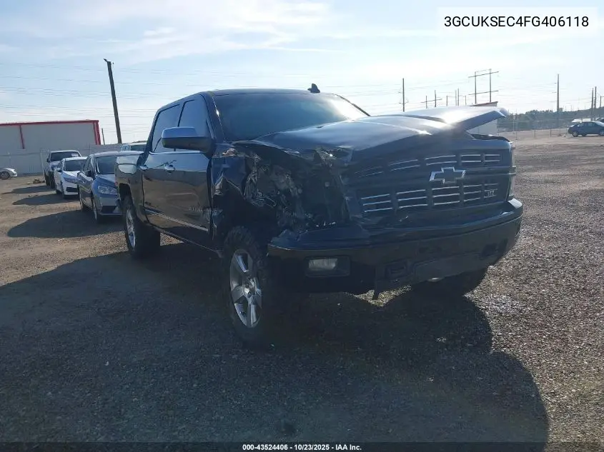 3GCUKSEC4FG406118 2015 Chevrolet Silverado 1500 1Lz