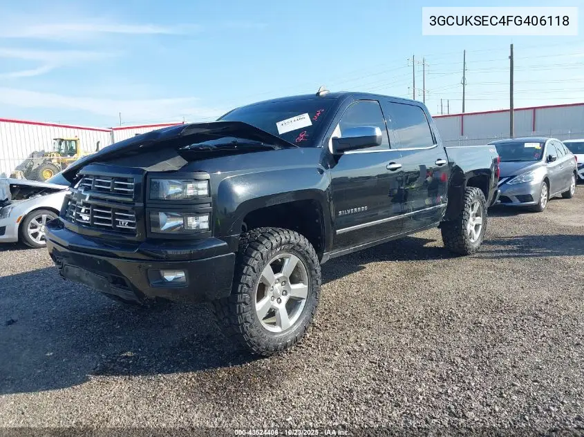3GCUKSEC4FG406118 2015 Chevrolet Silverado 1500 1Lz