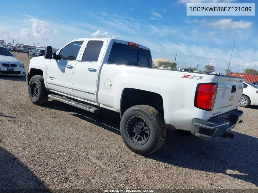 1GC2KWE86FZ121009 2015 Chevrolet Silverado 2500Hd Ltz