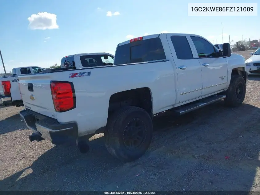 1GC2KWE86FZ121009 2015 Chevrolet Silverado 2500Hd Ltz