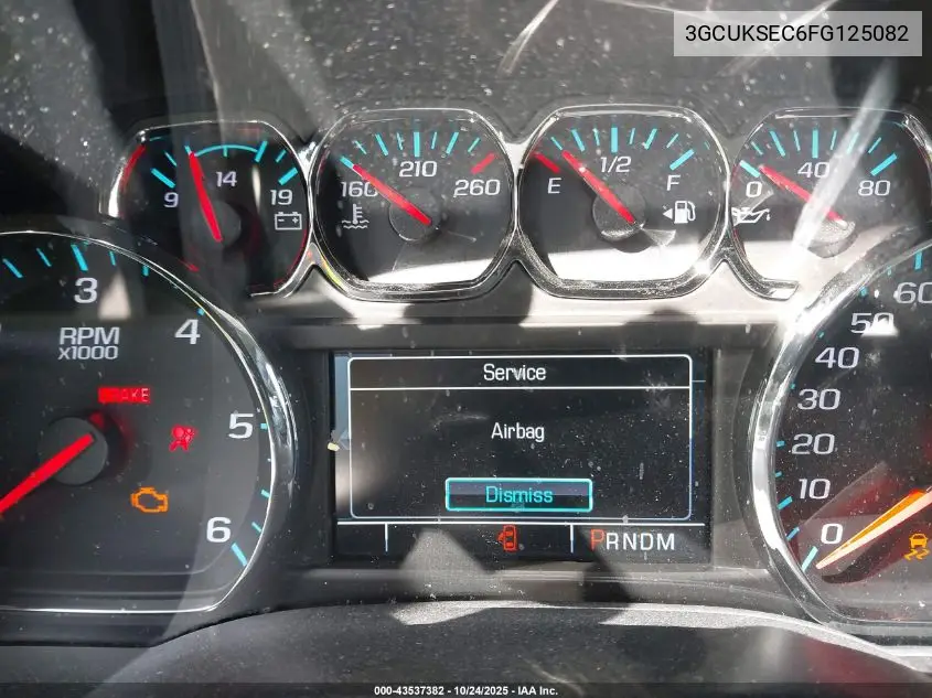 3GCUKSEC6FG125082 2015 Chevrolet Silverado 1500 1Lz