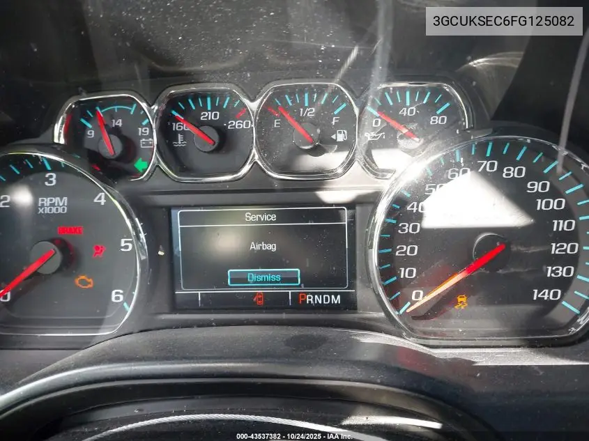 3GCUKSEC6FG125082 2015 Chevrolet Silverado 1500 1Lz