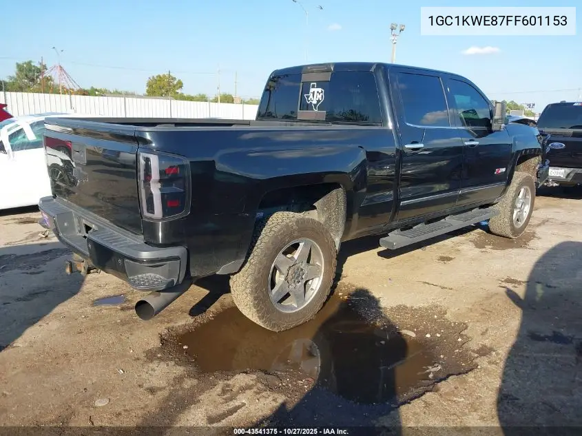1GC1KWE87FF601153 2015 Chevrolet Silverado 2500Hd Ltz