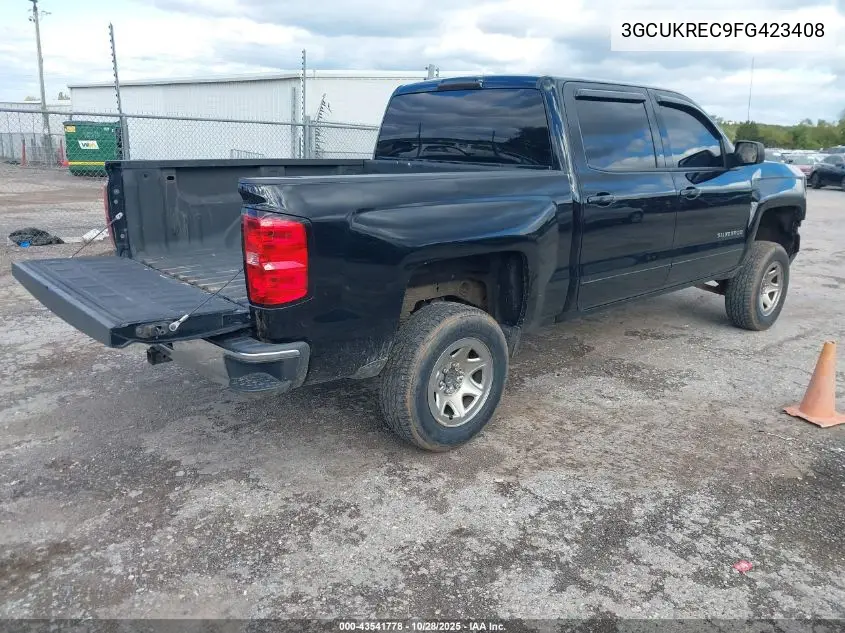 3GCUKREC9FG423408 2015 Chevrolet Silverado 1500 1Lt