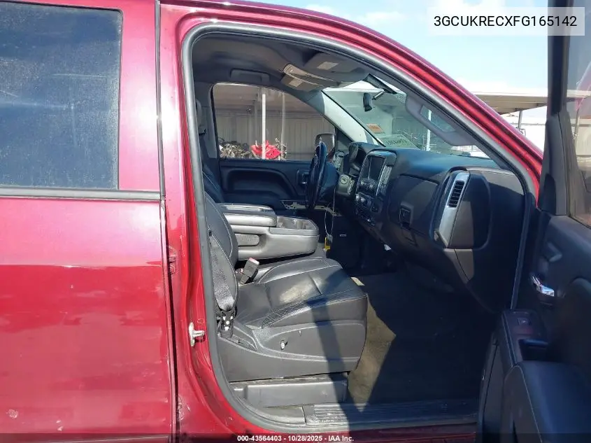 3GCUKRECXFG165142 2015 Chevrolet Silverado 1500 1Lt