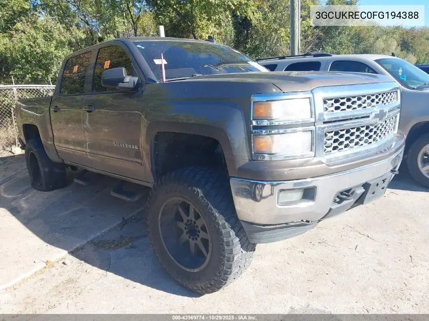 3GCUKREC0FG194388 2015 Chevrolet Silverado 1500 1Lt