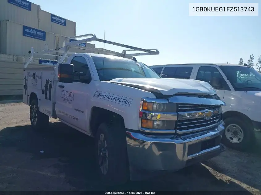 1GB0KUEG1FZ513743 2015 Chevrolet Silverado 2500Hd Wt