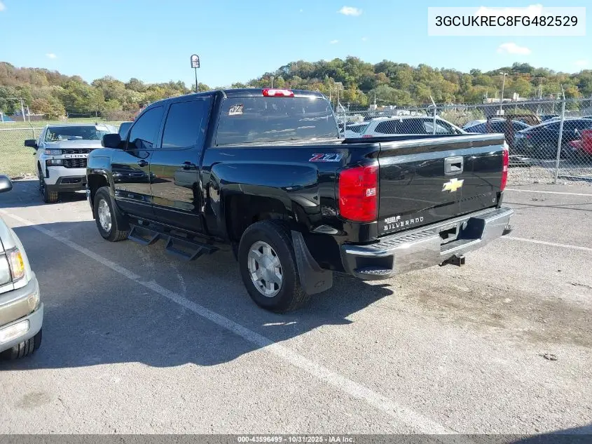 3GCUKREC8FG482529 2015 Chevrolet Silverado 1500 2Lt