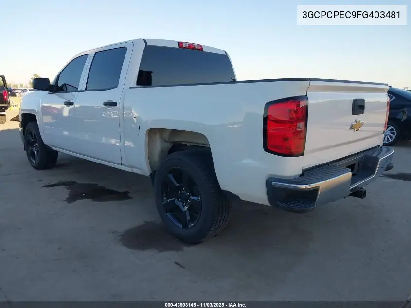 3GCPCPEC9FG403481 2015 Chevrolet Silverado 1500 Ls