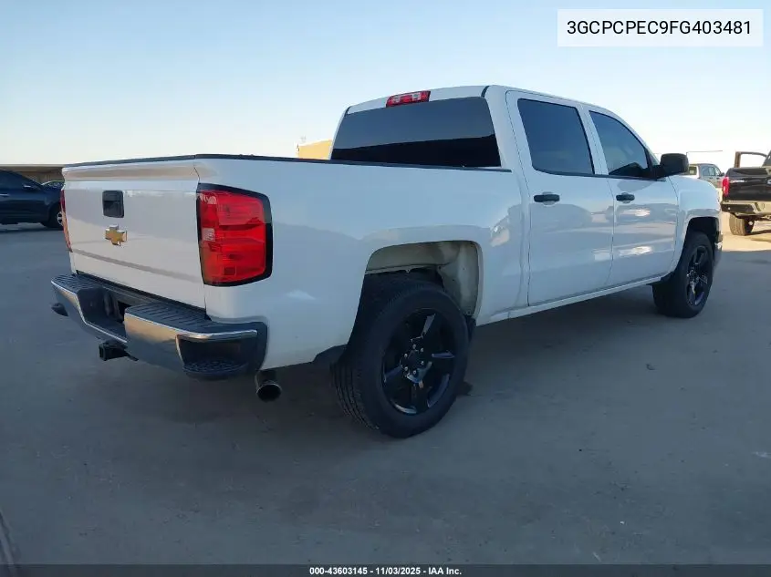 3GCPCPEC9FG403481 2015 Chevrolet Silverado 1500 Ls