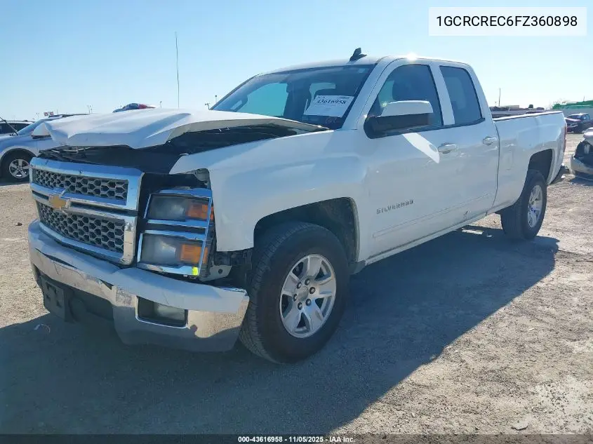 1GCRCREC6FZ360898 2015 Chevrolet Silverado 1500 1Lt