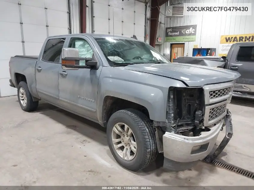 3GCUKREC7FG479430 2015 Chevrolet Silverado 1500 1Lt